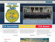 Tablet Screenshot of michiganffa.com