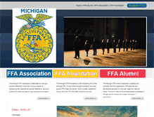 Tablet Screenshot of michiganffa.org